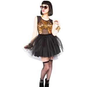 Iron Fist Black Mesh Dress